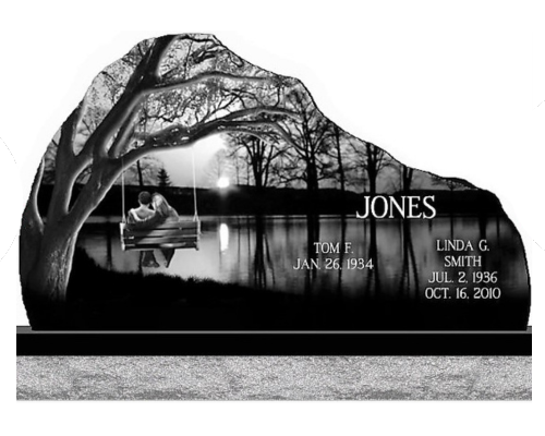 custom image engraving double monument